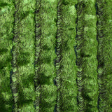 Velours de soie et viscose dévoré rayé vert