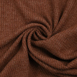 Brushed textured knit Ori brick