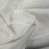Polycoton élasthanne blanc
