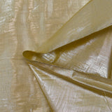 Golden blond lamé polyester
