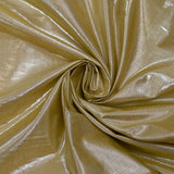 Golden blond lamé polyester