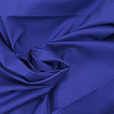 Coton uni bleu roi