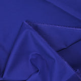 Coton uni bleu roi