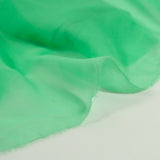 Mousseline 100% de seda verde