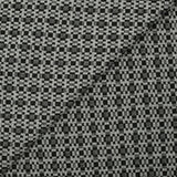 Milano malla poliéster Lurex gráfico cuadrado blanco y negro