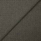 Milano malla poliéster Lurex camino cruzado beige y negro