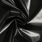 Tejido de sarga de viscosa revestido impermeable negro
