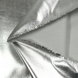 Tissu sergé de viscose enduit imperméable argent