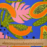 Fondo de Policoton y Monstera Blue de Popaya