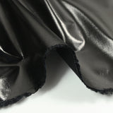 Tejido de sarga de viscosa revestido impermeable negro