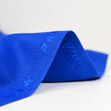 Tissu tailleur en polyviscose sergé bleu