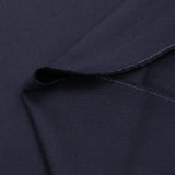 Tissu tailleur laine mélangée sergé bleu nuit