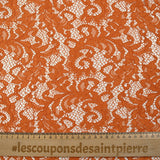 Dentelle festonnée Judith citrouille