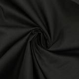 Voile de coton uni noir