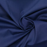 Satén de algodón elastano azul marino
