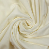 Soft white velvet jersey broken white