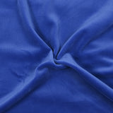Royer's soft blue velvet jersey