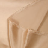100% beige silk satin