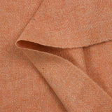 Sergé de laine mélangée mandarine chiné