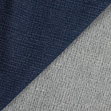 Jeans de algodón y seda de malla azul marino