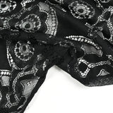 Black Bohemian polyester lace