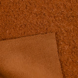 Lainage bouclette envers polaire camel