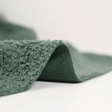 Lainage bouclette envers polaire eucalyptus