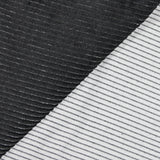 Cotton corduroy coarse rib 6 mm dark gray white background