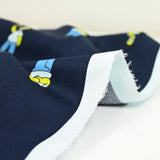 Coton imprimé Homer Simpson fond marine