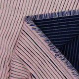 Cotton corduroy large rib 6 mm pink jeans background