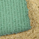 Tweed de polycoton Mindy vert d'eau