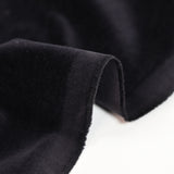 Low charcoal cotton velvet
