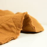 Jersey de coton matelassé camel