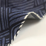 Jean's coton spirale marine