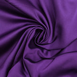 Crêpe satin polyester léger violet