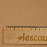 Sergé de laine mélangée fantaisie camel