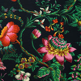 Beverly hills printed viscose jersey midnight blue background