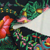 Beverly hills printed viscose jersey midnight blue background