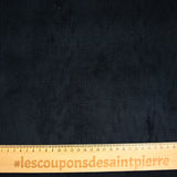Velours côtelé coton 2 mm bleu sombre
