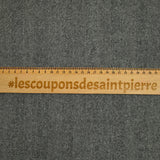 Laine chevrons gris chiné