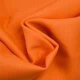 100% wool orange twill