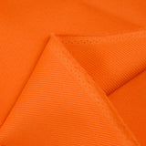 100% wool orange twill