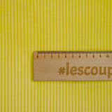 Velours 100% coton côtelé jaune