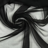 Mousseline de soie noir