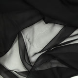 Mousseline de soie noir