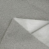 Soft gray terry wool