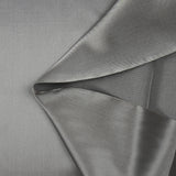 Twill de polyester satiné argent