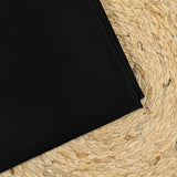 Satin de coton noir