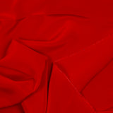 Crêpe de chine 100% soie rouge