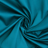 Petroleum blue cotton poplin